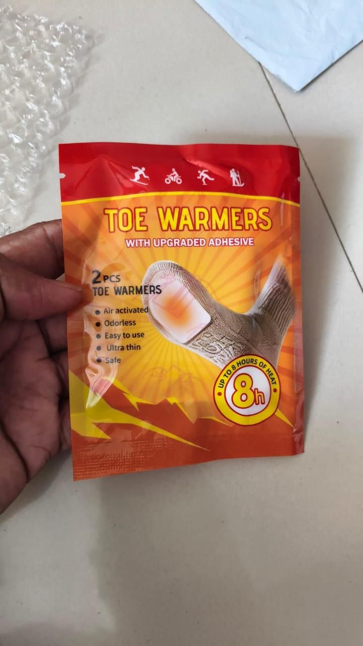 Toe Warmers With Stickers