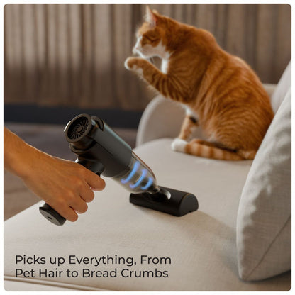 9000Pa Turbo Suction Cleaner | Cordless & Compact Design | Dual Function for Car, Home, Office & portable usesu